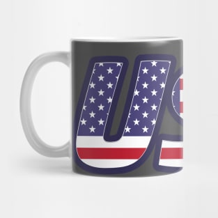 United States of America Word United states of america word vector isolated graphic Mug